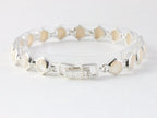 Zilveren armband met parelmoer afbeelding 3