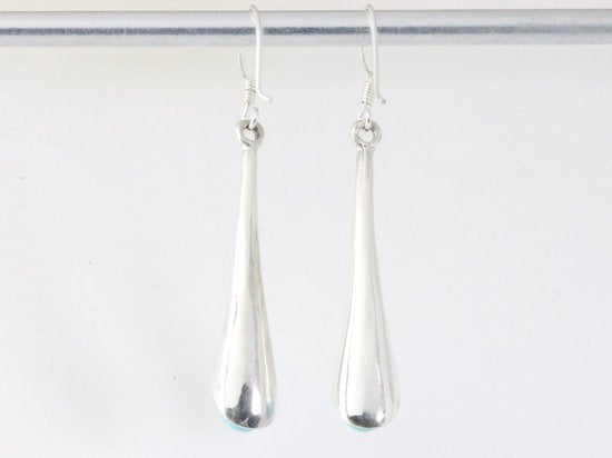 Zilveren oorbellen met turkoois afbeelding 2