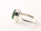 Fijne zilveren ring met jade afbeelding 2