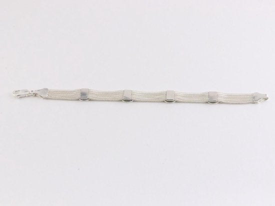 Traditionele zilveren armband met niëllo decoraties afbeelding 3