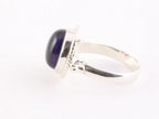 Bewerkte zilveren ring met amethist afbeelding 3