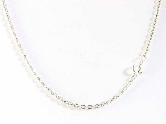 Zilveren hanger met turitella agaat aan ketting afbeelding 5