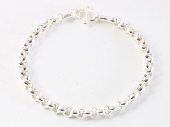 Zilveren armband met fijne jasseron schakels afbeelding 1
