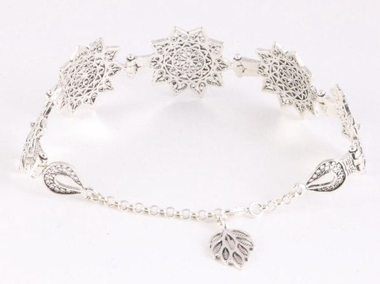 Traditionele zilveren filigrein armband afbeelding 2