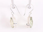 Zilveren oorbellen met groene amethist afbeelding 2