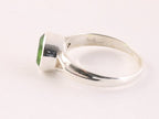 Zilveren ring met peridoot afbeelding 2