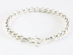 Zilveren armband met fijne jasseron schakels afbeelding 3