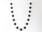 Zilveren collier met onyx afbeelding 3
