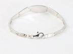 Hoogglans zilveren armband met Australische opaal afbeelding 3