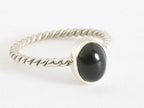 Fijne zilveren ring met onyx afbeelding 1