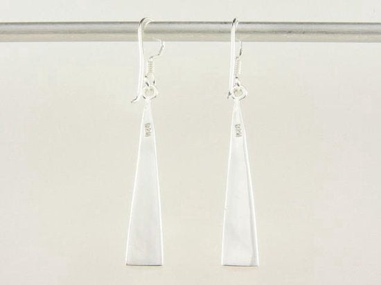 Zilveren oorbellen met parelmoer afbeelding 4