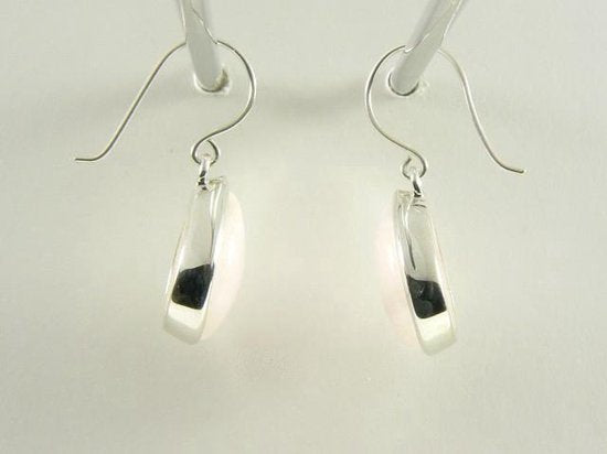 Zilveren oorbellen met roze aragoniet afbeelding 3