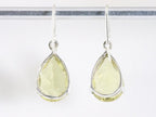 Zilveren oorbellen met lemon kwarts afbeelding 2