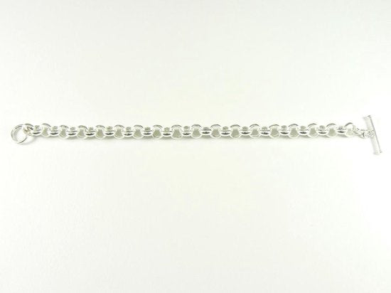 Zilveren armband met jasseron schakels afbeelding 3