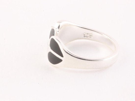 Zilveren ring met onyx afbeelding 3