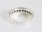 Fijne hoogglans zilveren ring met onyx afbeelding 2
