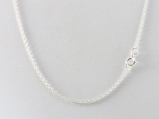 Fijne bewerkte zilveren hanger met Ethiopische opaal aan ketting afbeelding 4