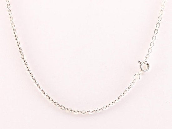 Traditionele bewerkte zilveren hanger met chroom diopsiet aan ketting afbeelding 4