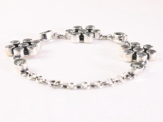 Zilveren armband met bergkristal afbeelding 3