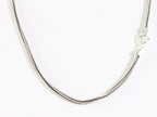 Traditionele bewerkte zilveren hanger met citrien aan vossenstaart ketting afbeelding 5