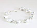 Zilveren armband met shiva oog schelp afbeelding 2