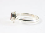 Fijne zilveren ring met granaat afbeelding 2