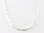 Hoogglans zilveren collier met abalone schelp afbeelding 4