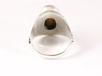 Bewerkte zilveren ring met tijgeroog afbeelding 3