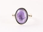 Zilveren ring met amethist afbeelding 4