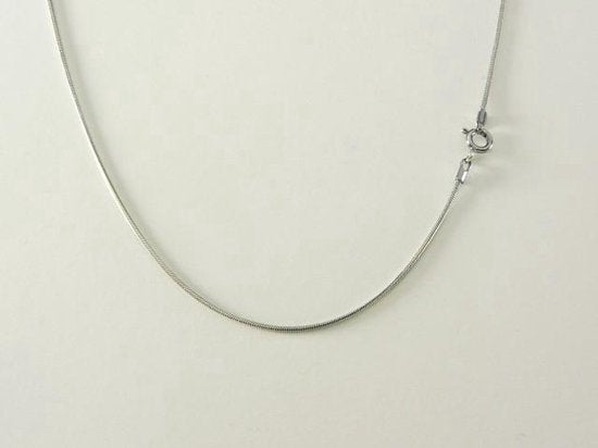 Bloemvormige zilveren hanger met citrien aan ketting afbeelding 4