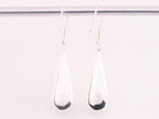 Druppelvormige zilveren oorbellen met welo opaal afbeelding 3