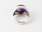 Zilveren ring met amethist afbeelding 4