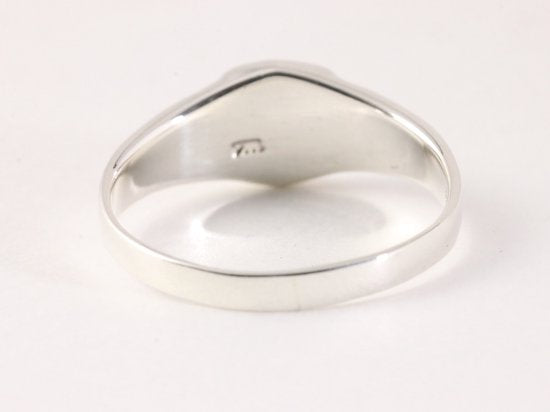 Fijne zilveren ring met ohm teken afbeelding 3