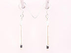 Druppelvormige zilveren oorbellen met welo opaal afbeelding 2
