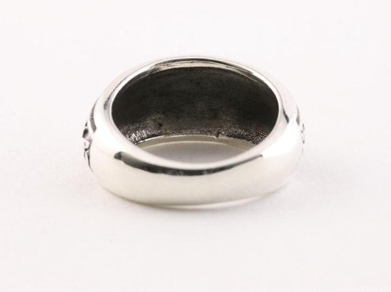 Fijn bewerkte zilveren ring afbeelding 3