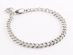 Zilveren armband met gourmet schakels afbeelding 1