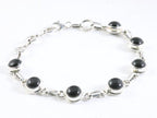 Zilveren armband met onyx afbeelding 2