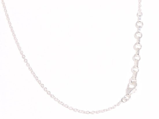 Zilveren ketting met landschaps jaspis en citrien afbeelding 3