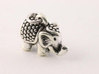 Zilveren olifant hanger afbeelding 2