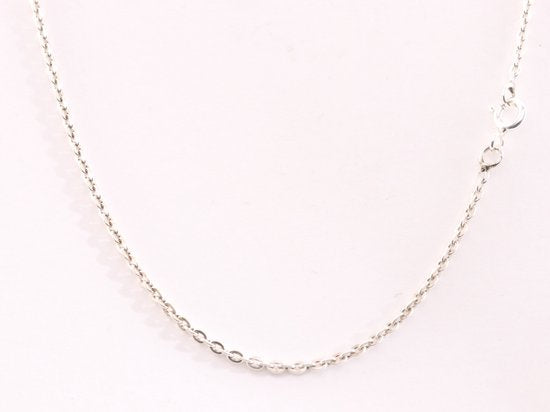 Zilveren vlinder hanger met blauwe agaat aan ketting afbeelding 5