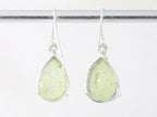 Zilveren oorbellen met prehniet afbeelding 3