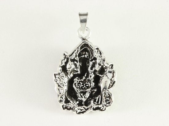 Zilveren Ganesha hanger afbeelding 3