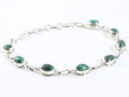 Zilveren armband met malachiet afbeelding 2