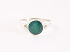 Zilveren ring met smaragd afbeelding 4