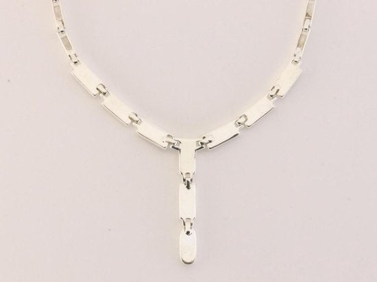 Zilveren collier met lapis lazuli afbeelding 4