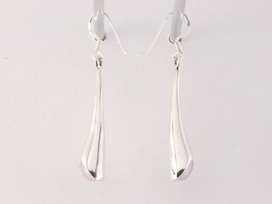 Zilveren oorbellen met rozenkwarts afbeelding 4