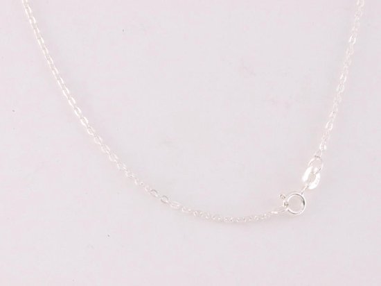 Zilveren ketting met labradoriet afbeelding 2