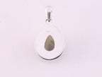 Bewerkte druppelvormige zilveren hanger met labradoriet afbeelding 3