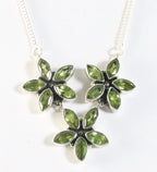 Zilveren ketting met peridoot afbeelding 1