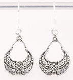 Fijn bewerkte zilveren oorbellen afbeelding 1